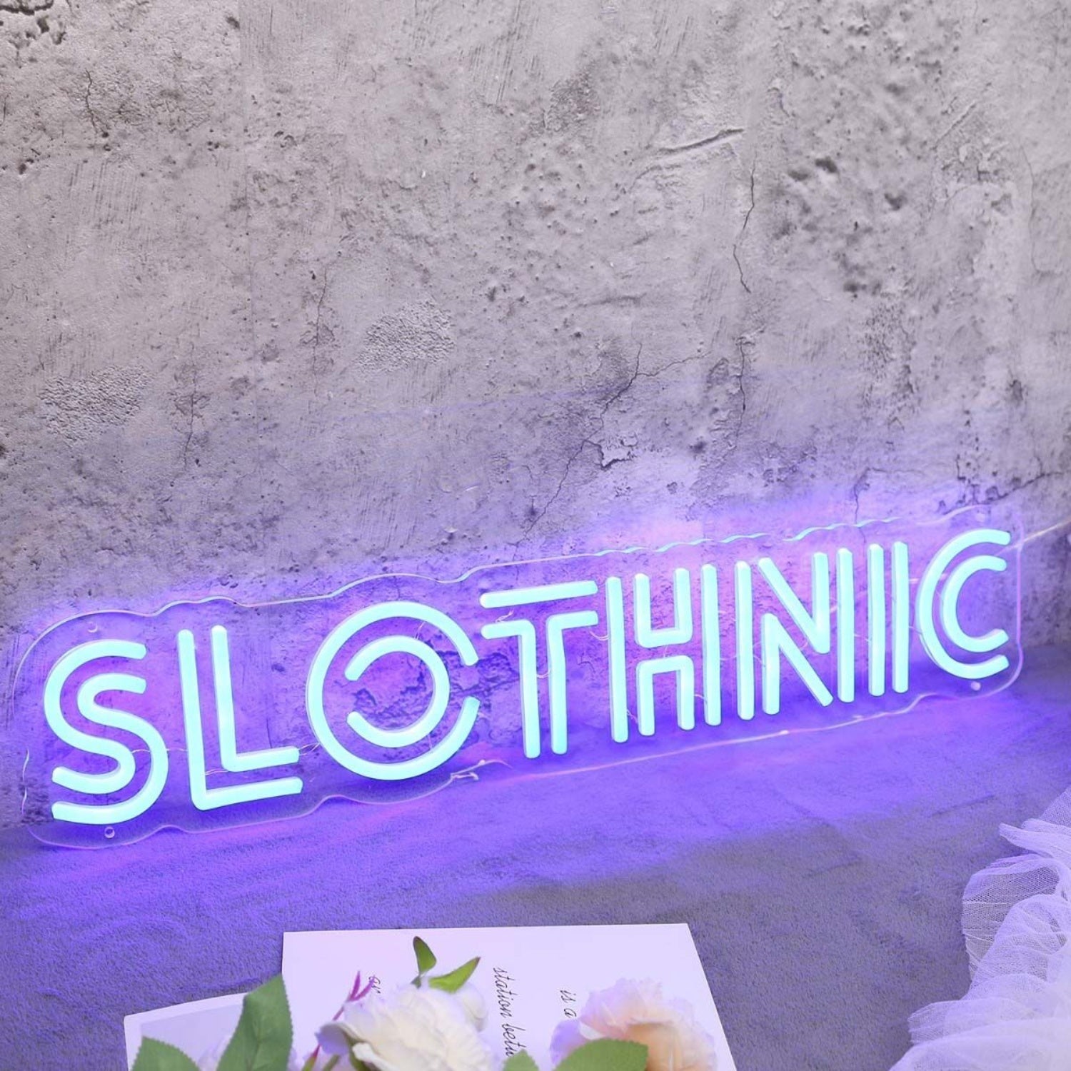 Slothnic Blue Led Neon Sign - Shineneon
