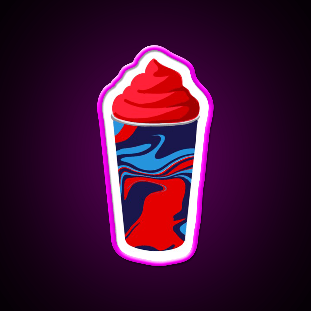 Slushie Snack Food Led Neon Sign Rgb Color - Shineneon