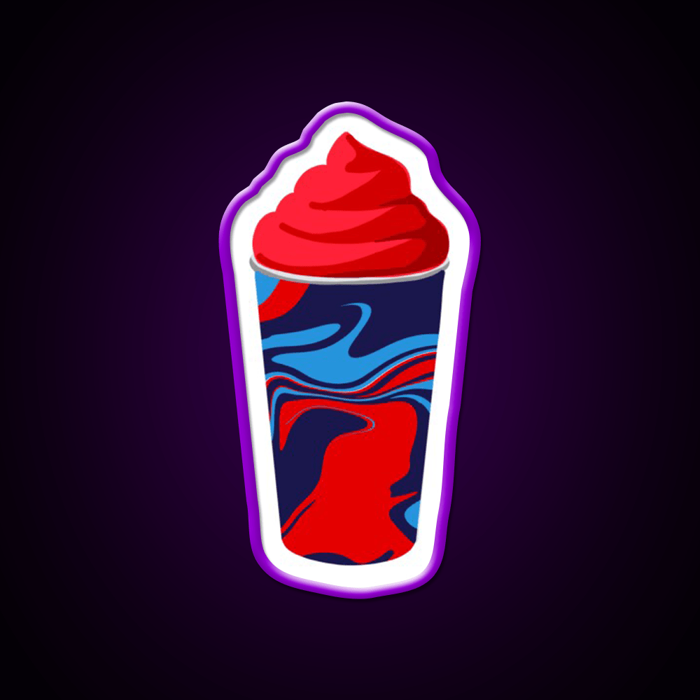 Slushie Snack Food Led Neon Sign Rgb Color - Shineneon