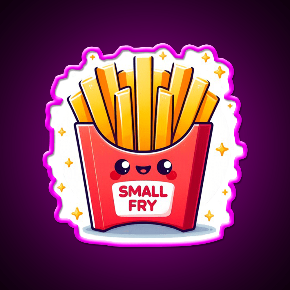 Small Fry Snack Food Led Neon Sign Rgb Color - Shineneon