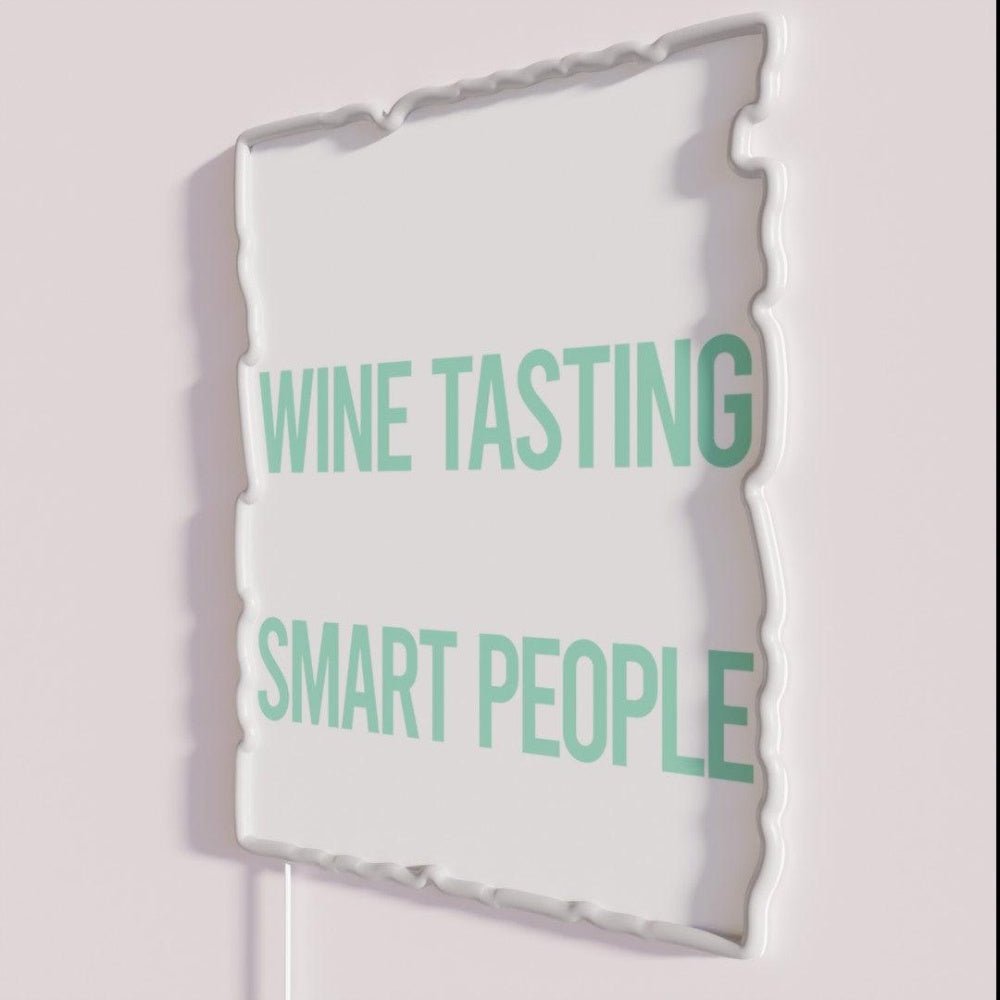 Smart People Hobby Wine Tasting Rgb Led Neon Sign - Shineneon