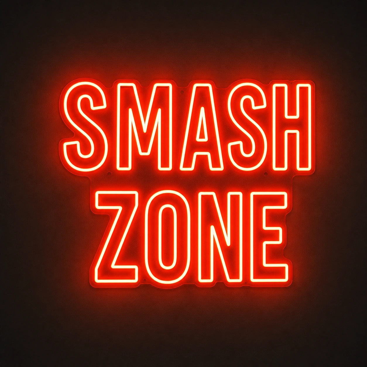 Smash Zone LED Neon Sign Garage Man Cave Neon Sign main product image