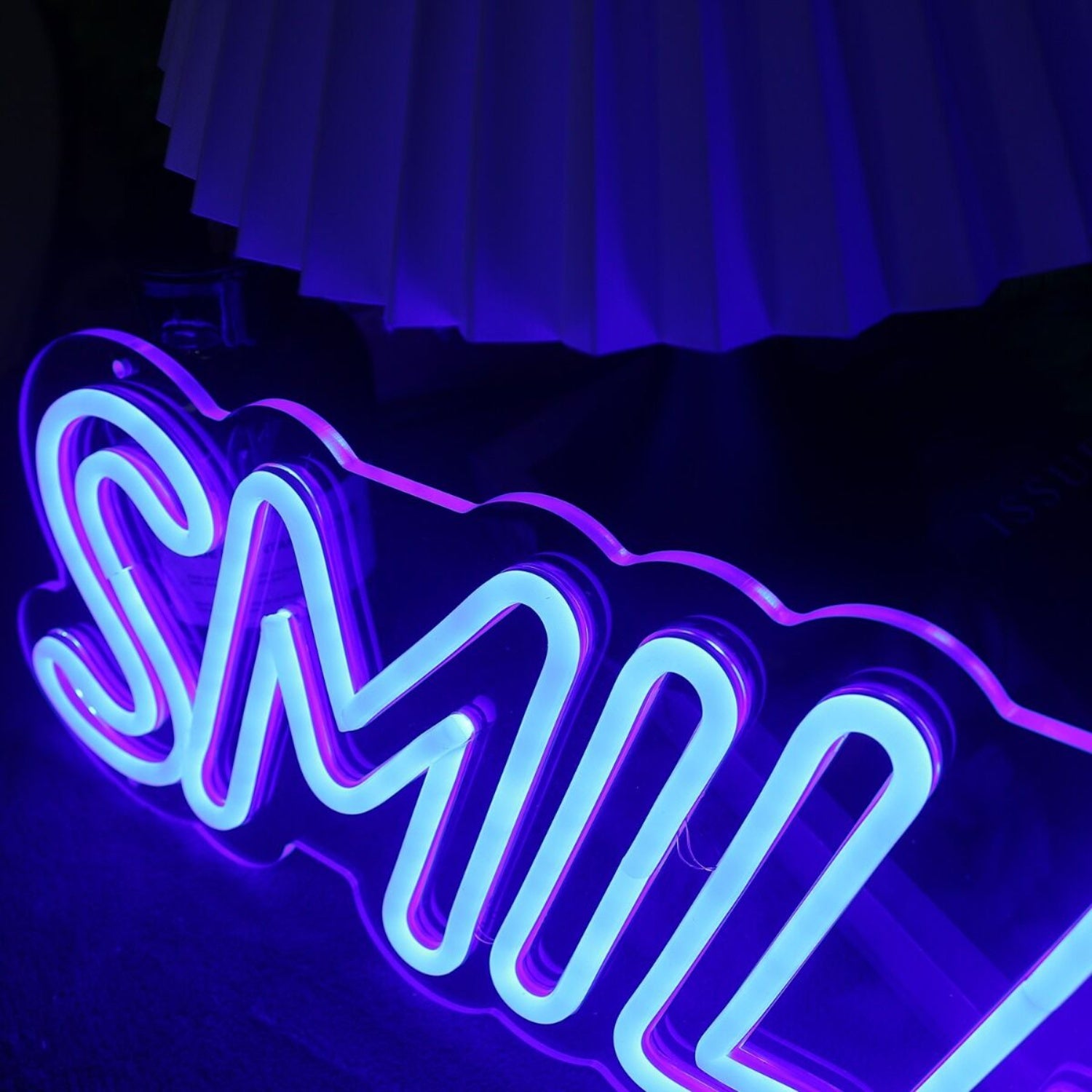 Smile More Blue Led Neon Sign | Shineneon