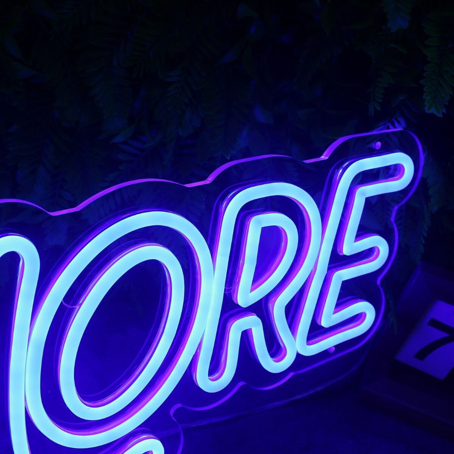 Smile More Blue Led Neon Sign | Shineneon