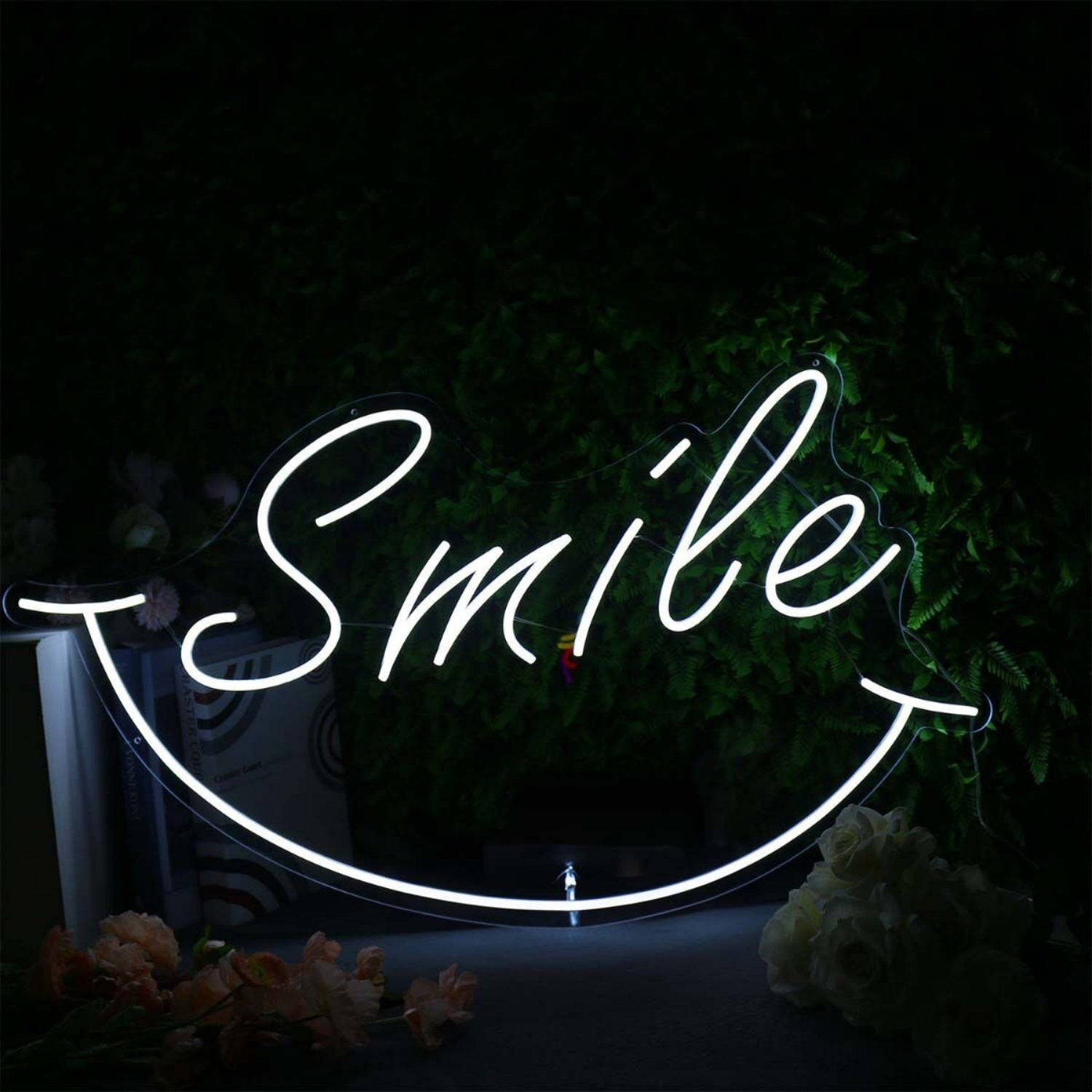Smile White Custom Led Neon Sign - Shineneon