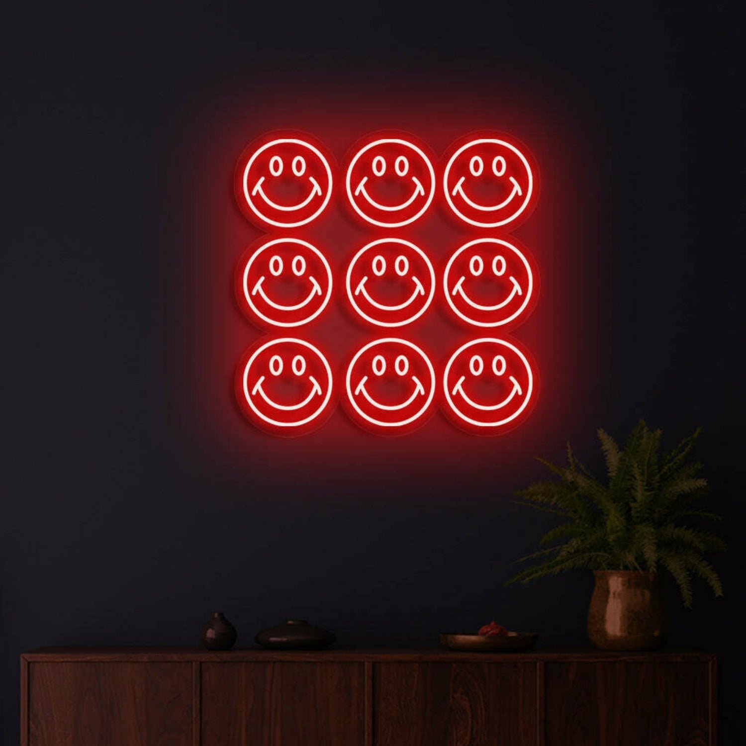 Smiley Wall Neon Joy And Positivity In Every Bulb - Shineneon