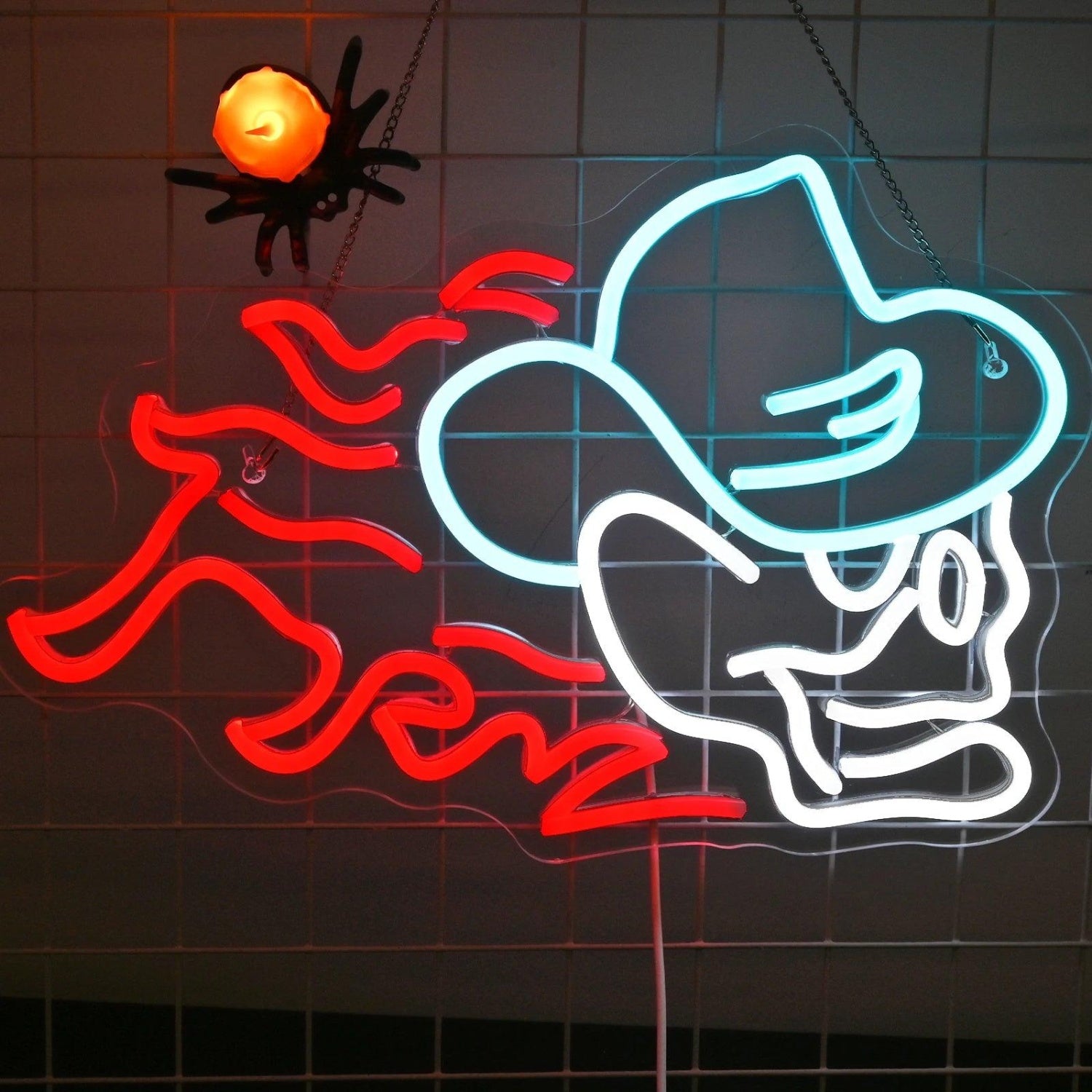 Smiling Pig Fire Bbq Led Neon Sign For Indoor Home Restaurant Decor | Shineneon