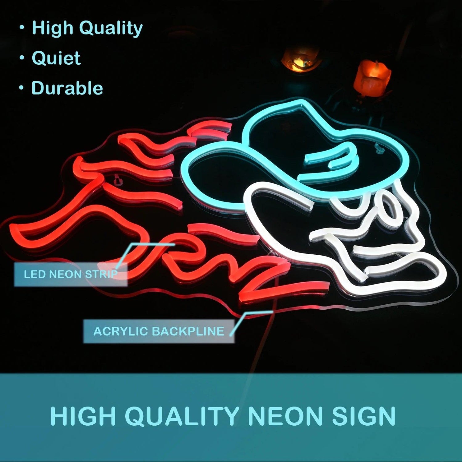 Smiling Pig Fire Bbq Led Neon Sign For Indoor Home Restaurant Decor | Shineneon