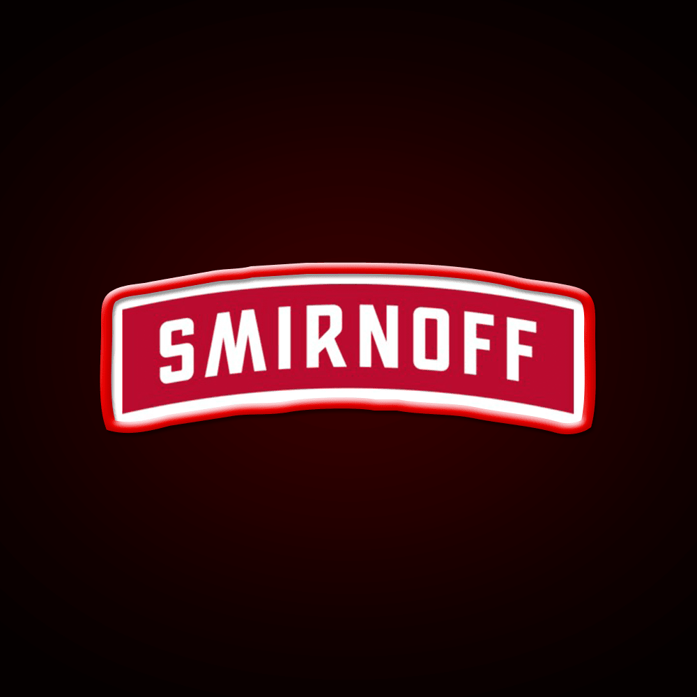 Smirnoff Vodka Cocktail Bar Decor Led Neon Sign Rgb Color - Shineneon