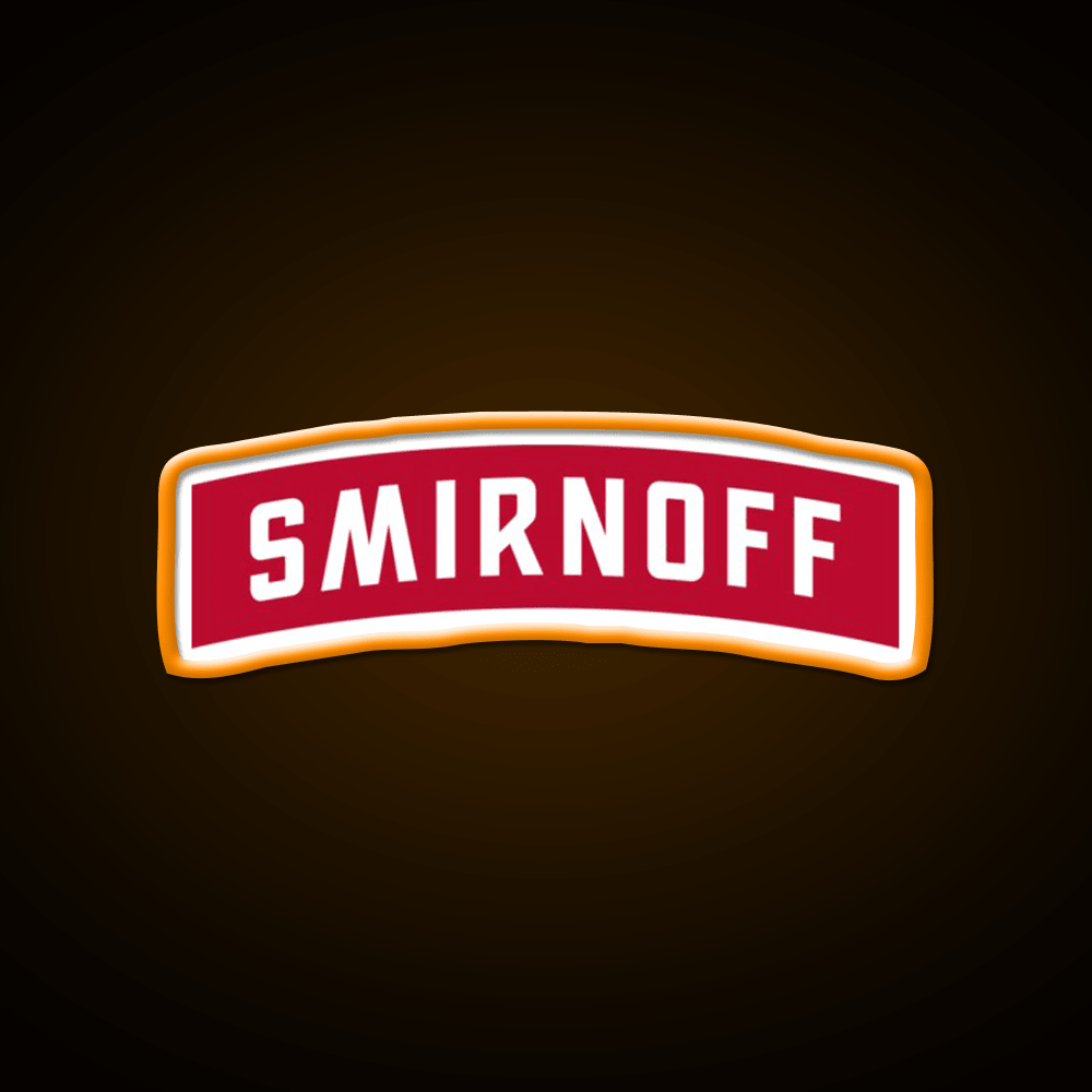Smirnoff Vodka Cocktail Bar Decor Led Neon Sign Rgb Color - Shineneon