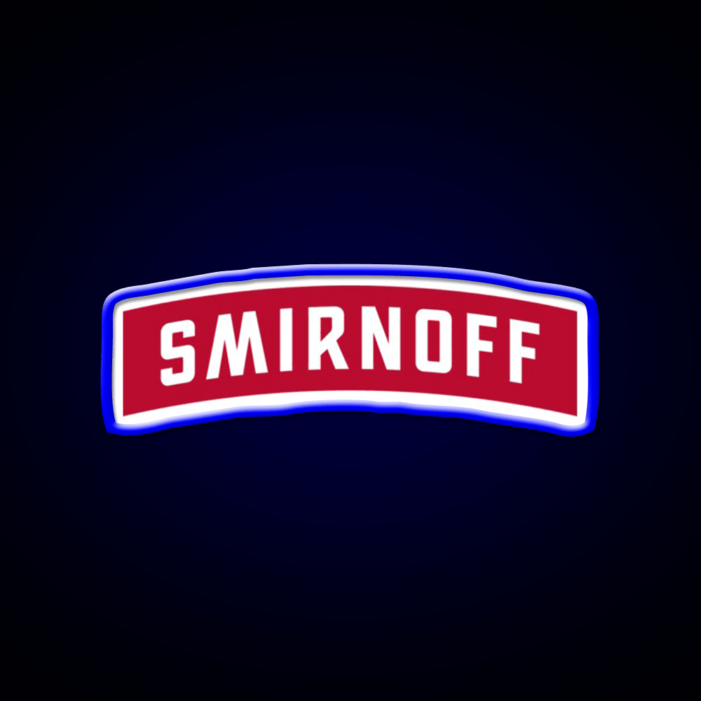 Smirnoff Vodka Cocktail Bar Decor Led Neon Sign Rgb Color - Shineneon