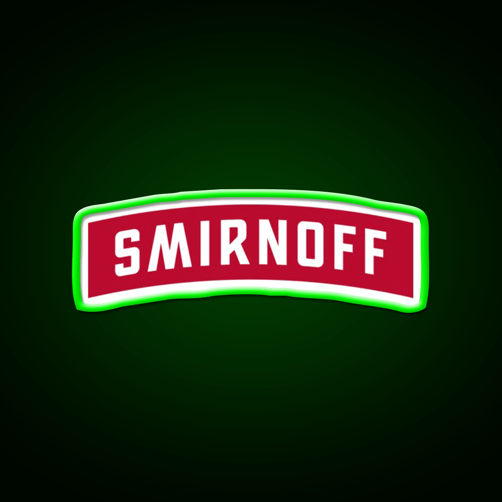 Smirnoff Vodka Cocktail Bar Decor Led Neon Sign Rgb Color - Shineneon