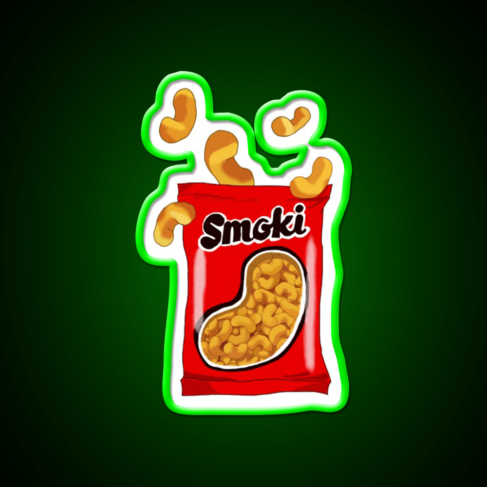 Smoki Snack Food Led Neon Sign Rgb Color - Shineneon
