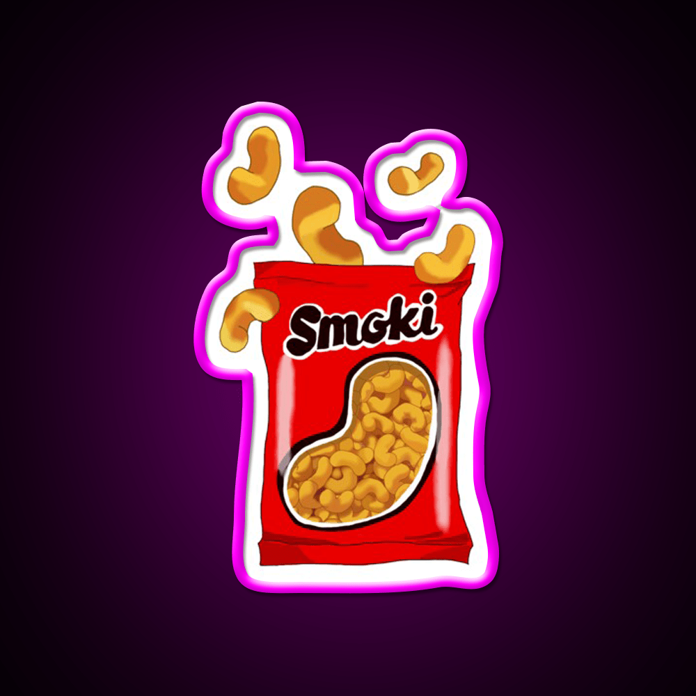 Smoki Snack Food Led Neon Sign Rgb Color - Shineneon