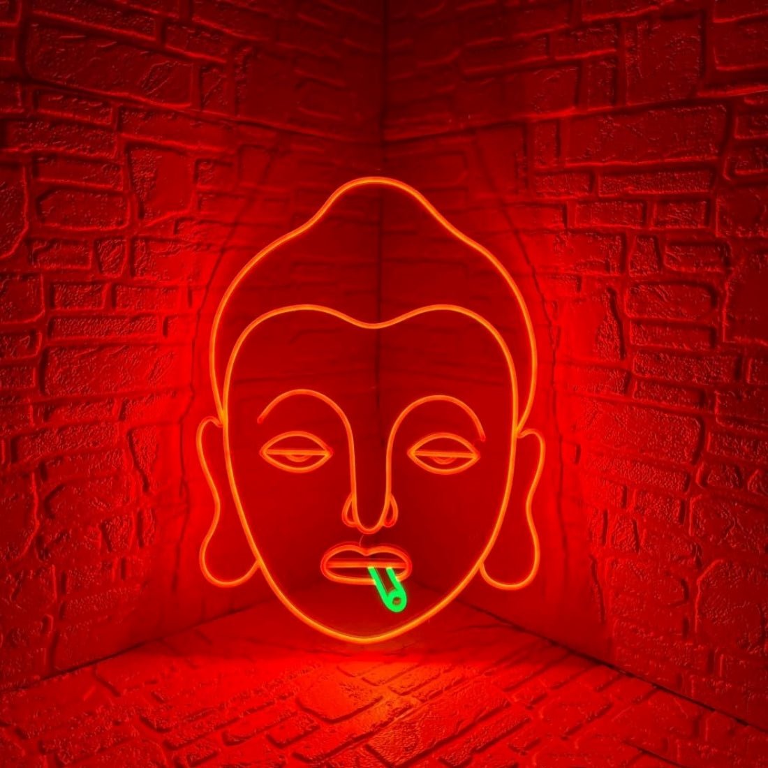 Smoking Buddha Led Sign Business Neon Sign - Shineneon