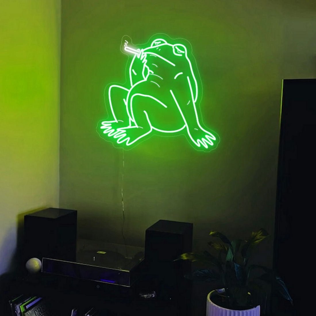 Smoking Frog Led Sign Business Neon Sign - Shineneon