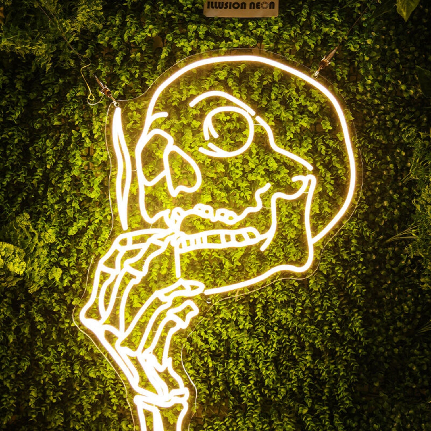 Smoking Skull Sign Neon Sign For Halloween And Edgy Themes | Shineneon