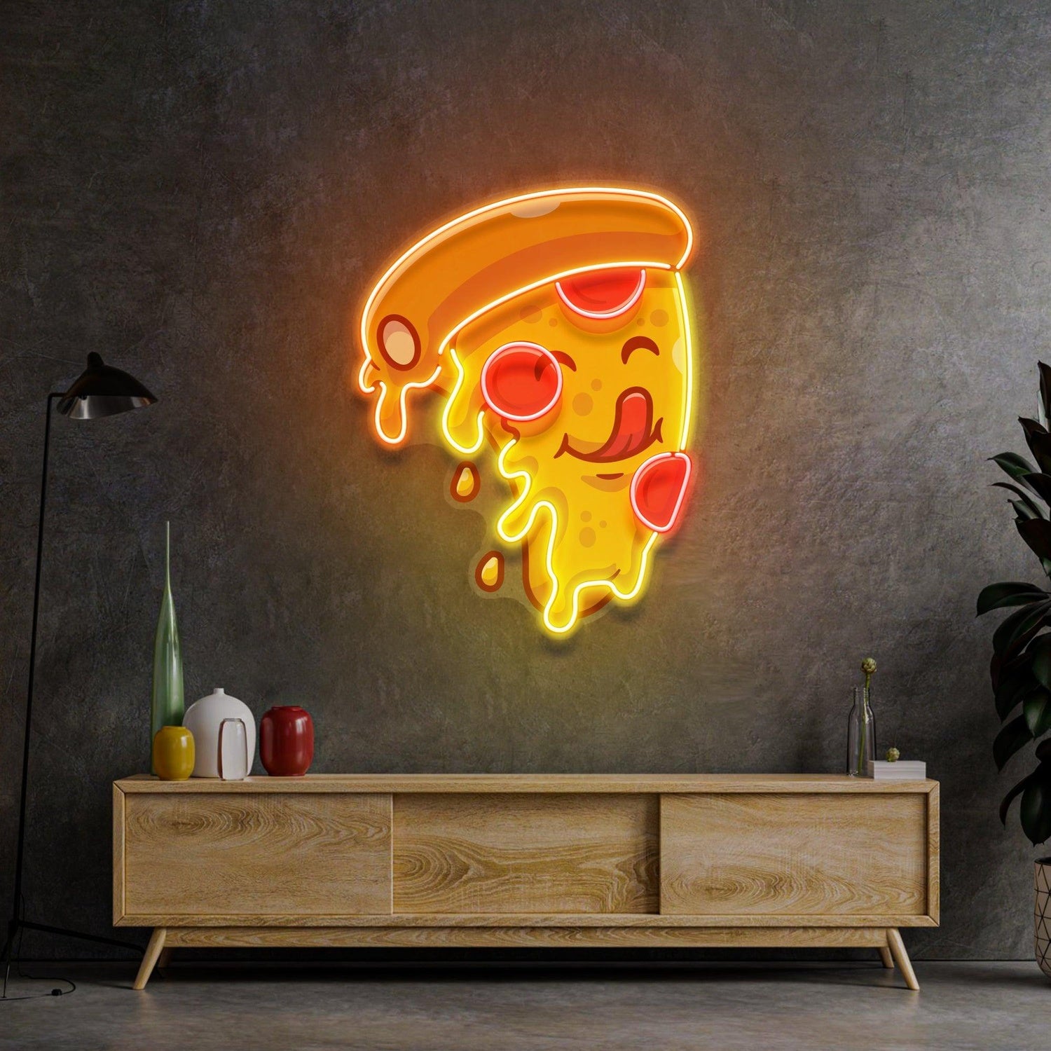Smoky Cartoon Character Multicolor Uv Printed Led Neon Sign For Indoor Decor | Shineneon