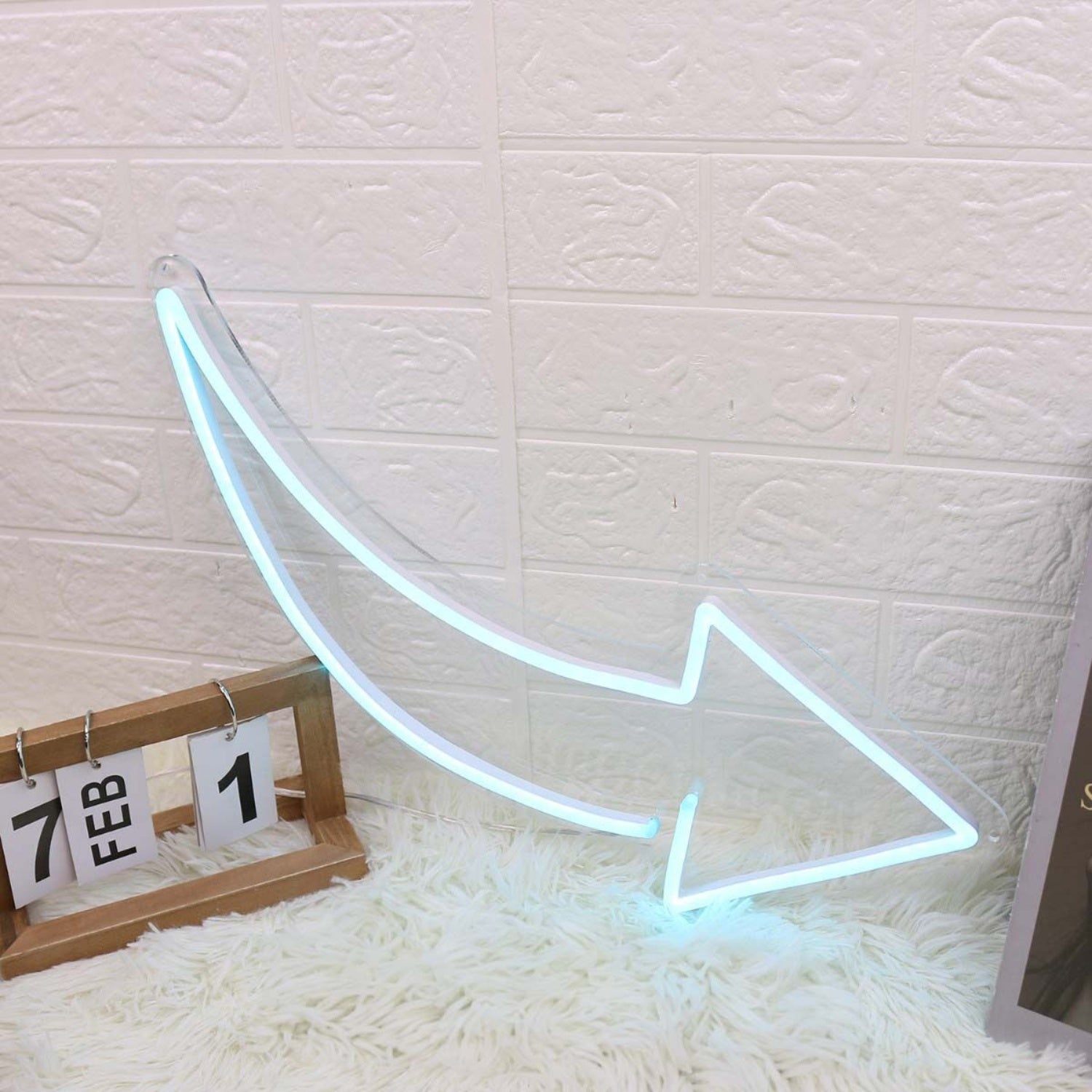 Smooth Arrow Blue Led Neon Sign | Shineneon