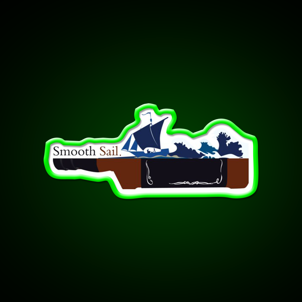 Smooth Sail Whiskey Beer Bar Decor Led Neon Sign Rgb Color - LED neon sign view 8