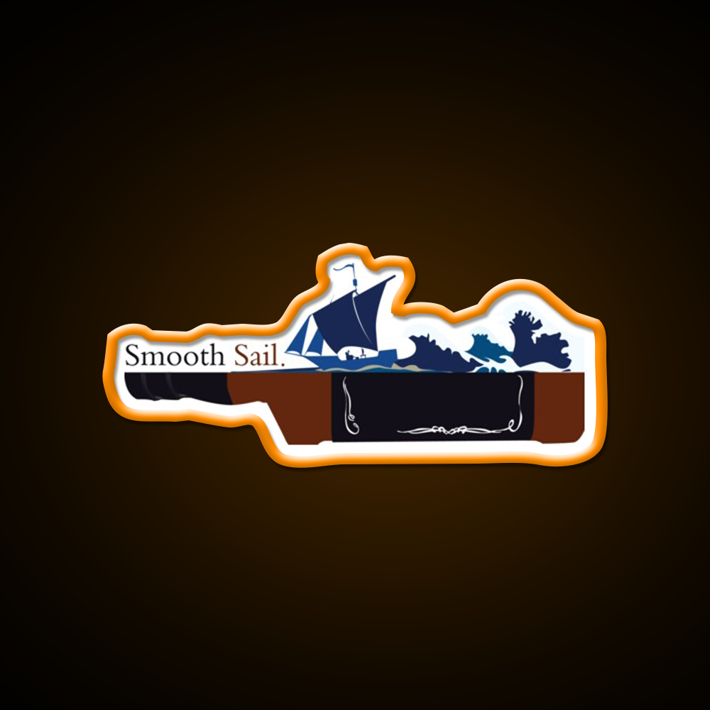 Smooth Sail Whiskey Beer Bar Decor Led Neon Sign Rgb Color - LED neon sign view 6