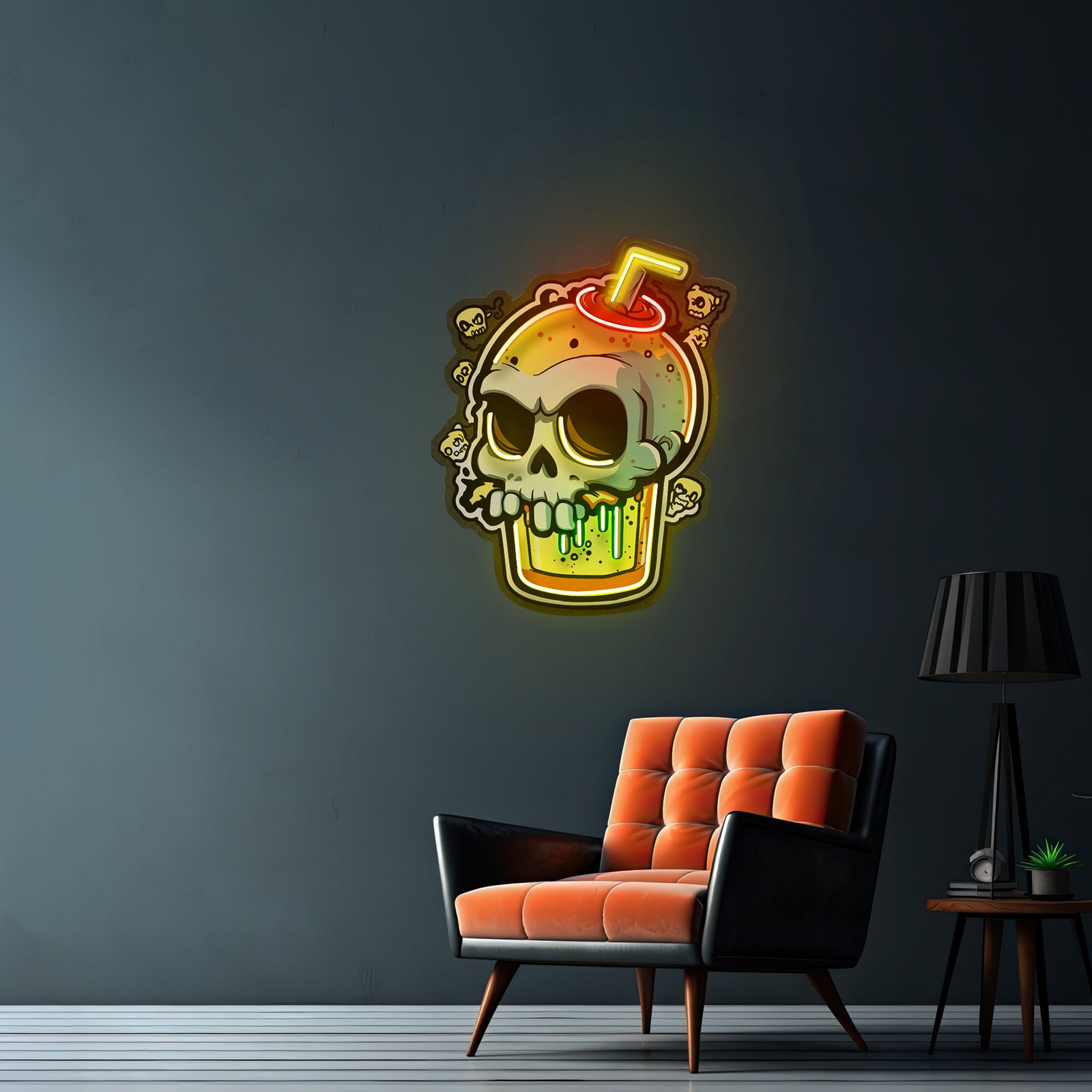 Snow House Christmas Led Neon Sign Artwork For Sale