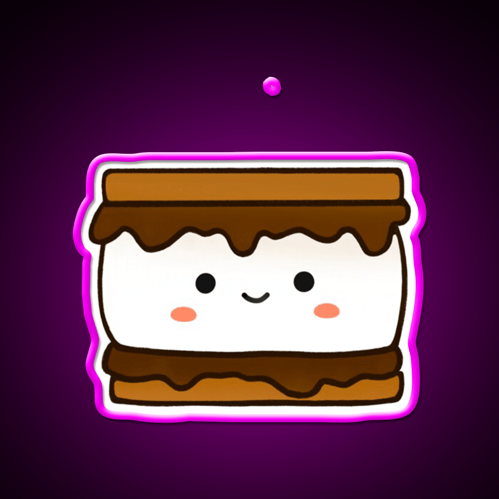 Smores Dessert Snack Food Led Neon Sign Rgb Color - Shineneon