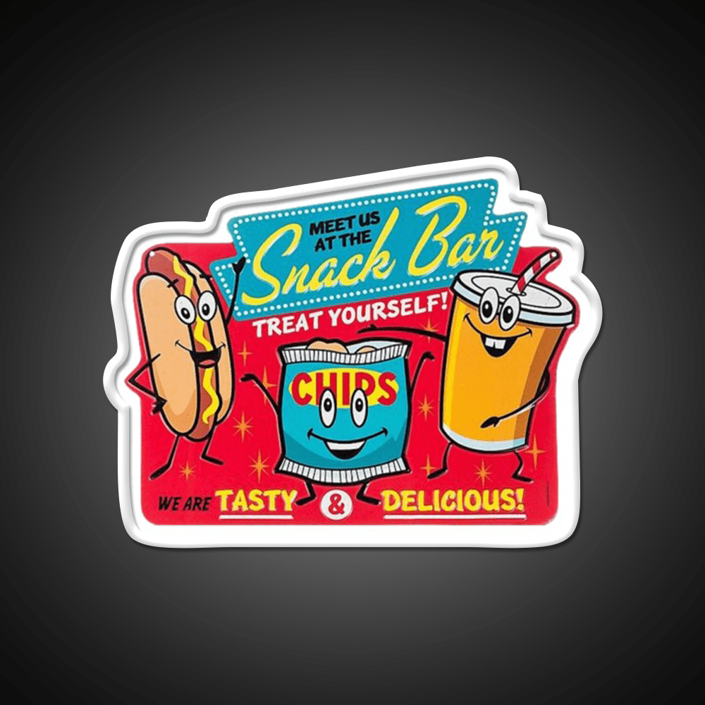 Snack Bar Snack Food Led Neon Sign Rgb Color - Shineneon