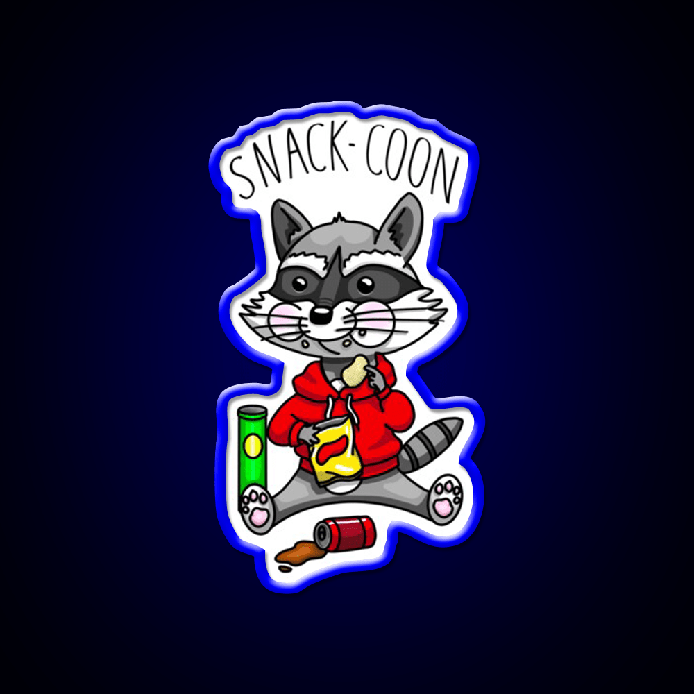 Snack Coon Snack Food Led Neon Sign Rgb Color - Shineneon