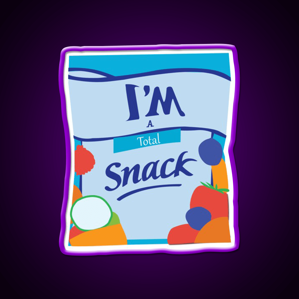 Snack Food Led Neon Sign For Junk Food Fans Rgb Color - Shineneon