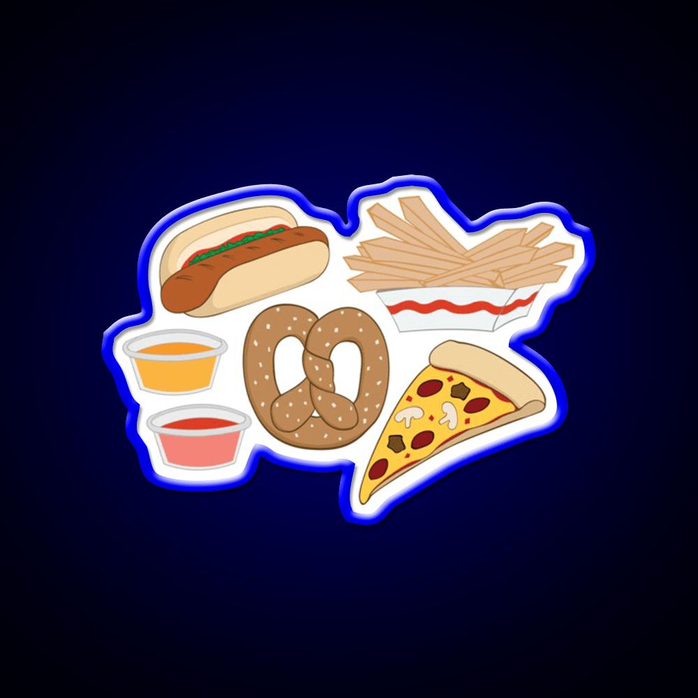 Snack Food Snack Food Led Neon Sign Rgb Color - Shineneon