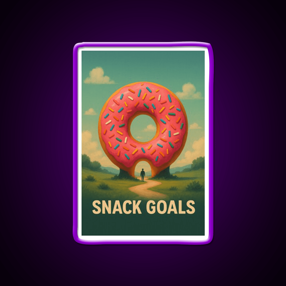 Snack Goals Snack Food Led Neon Sign Rgb Color - Shineneon