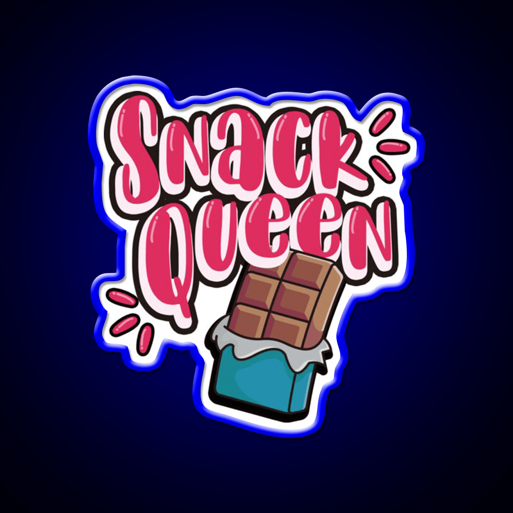 Snack Queen Snack Food Led Neon Sign Rgb Color - Shineneon