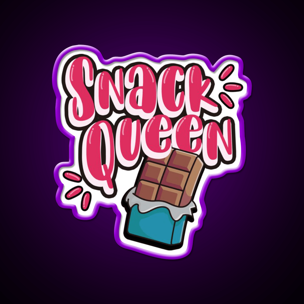 Snack Queen Snack Food Led Neon Sign Rgb Color - Shineneon