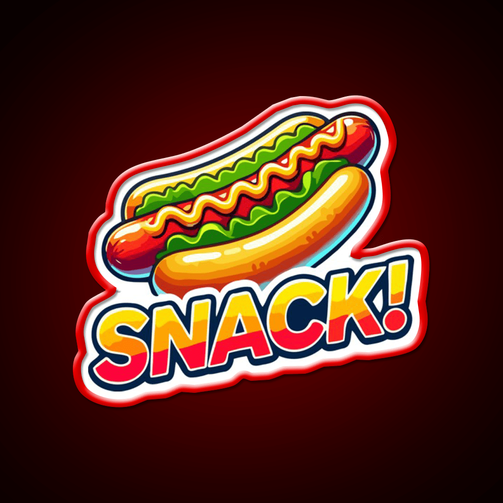 Snack Time Hotdog Snack Food Led Neon Sign Rgb Color - Shineneon