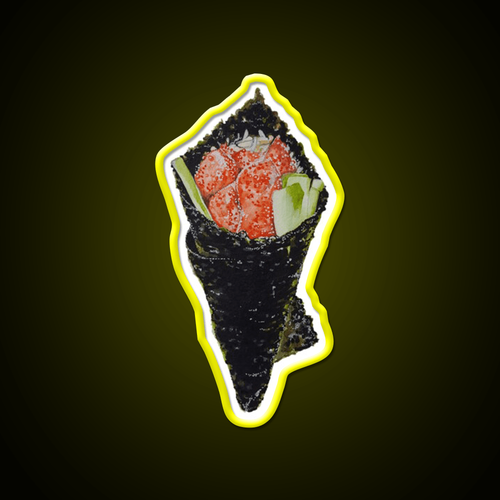 Snack Time Japanese Temaki Snack Food Led Neon Sign Rgb Color - Shineneon