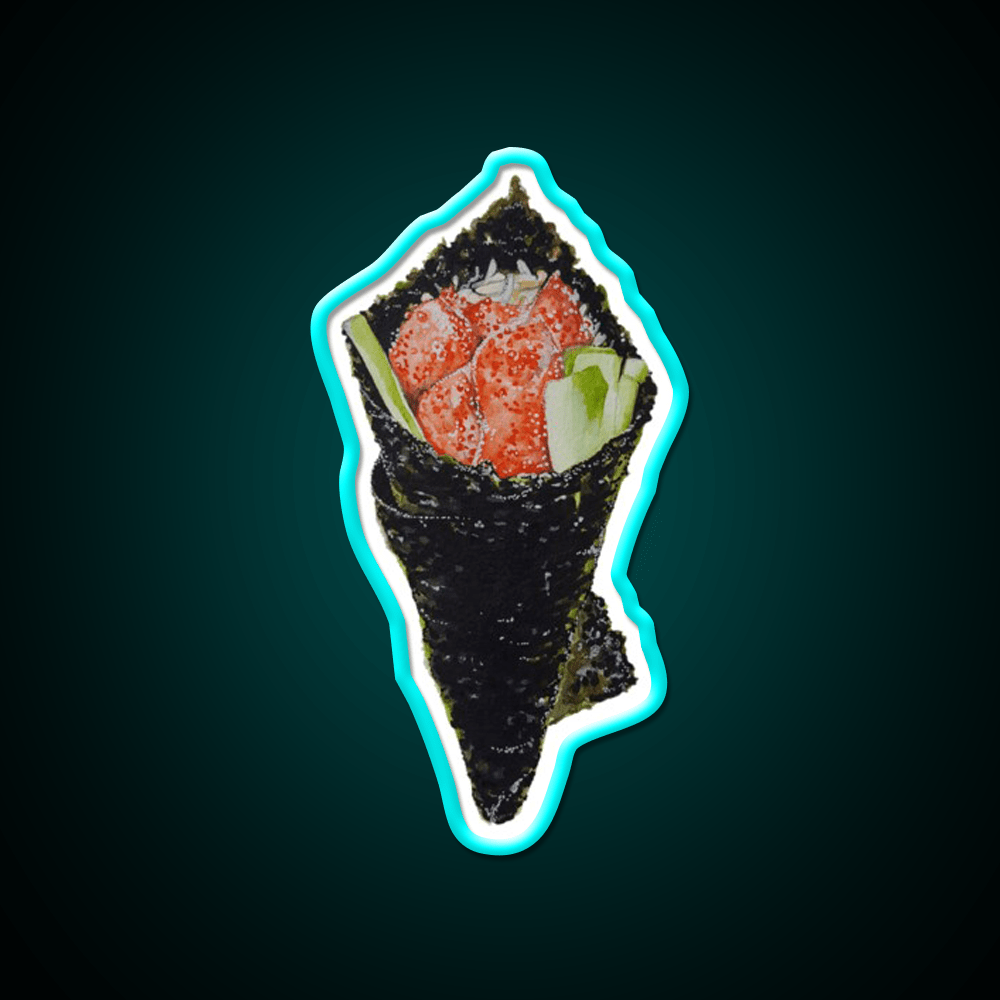 Snack Time Japanese Temaki Snack Food Led Neon Sign Rgb Color - Shineneon