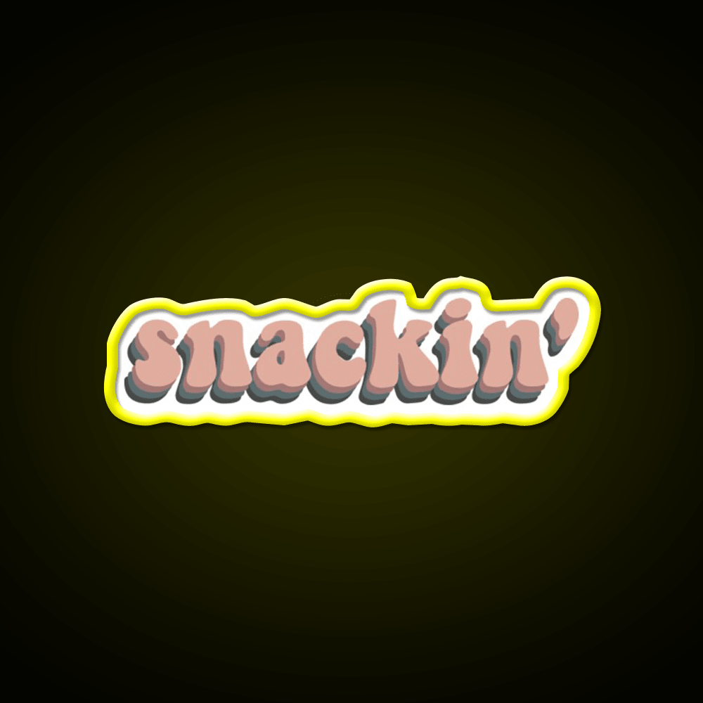 Snackin Snack Food Led Neon Sign Rgb Color - Shineneon