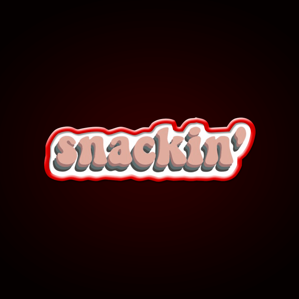 Snackin Snack Food Led Neon Sign Rgb Color - Shineneon
