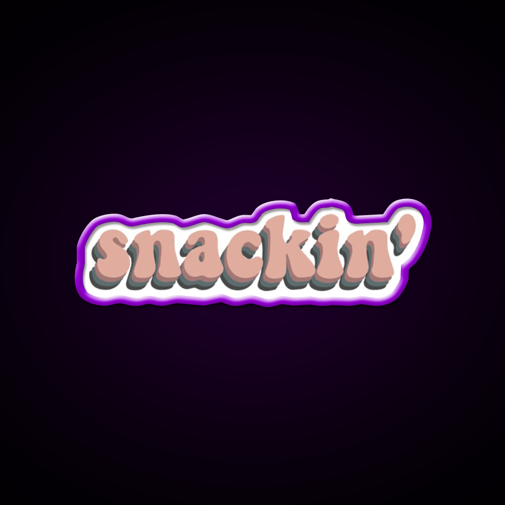 Snackin Snack Food Led Neon Sign Rgb Color - Shineneon
