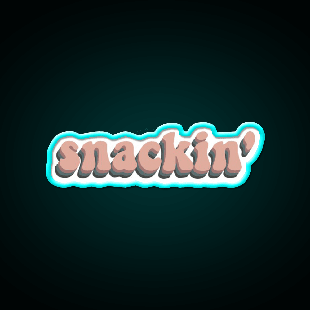 Snackin Snack Food Led Neon Sign Rgb Color - Shineneon