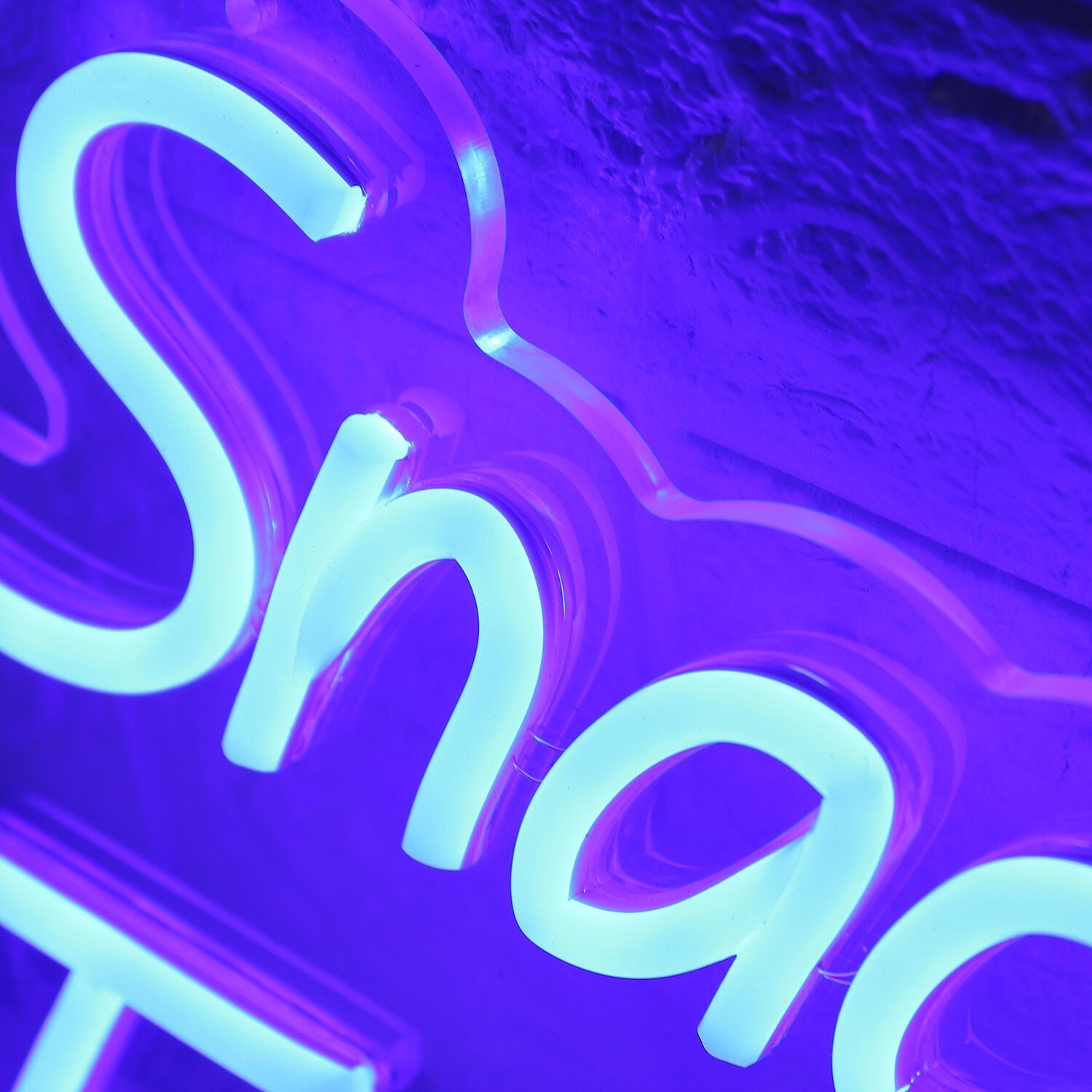Snacks Drinks And Ice Cream Inside Blue Led Neon Sign - Shineneon