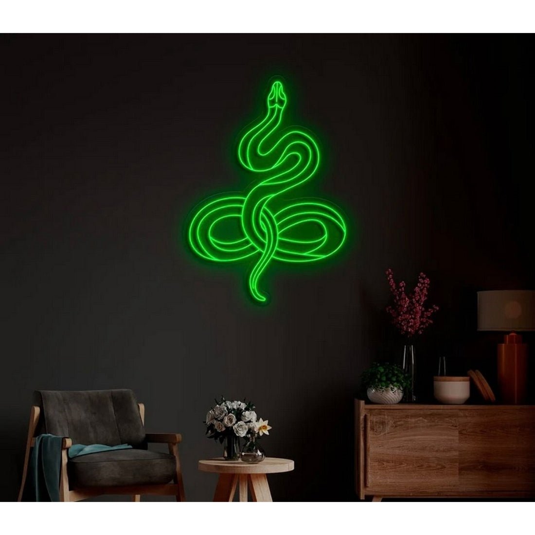 Snake Led Sign Business Neon Sign - Shineneon