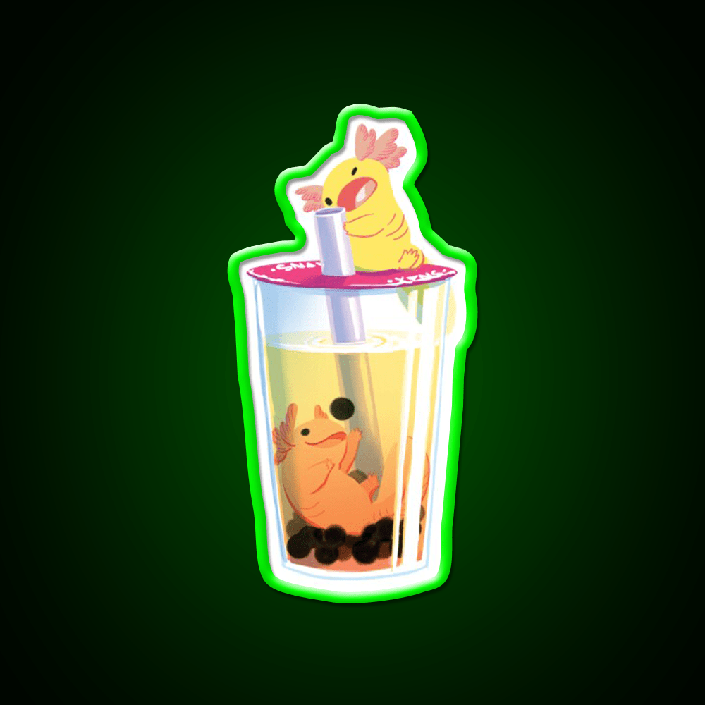 Snaxy Boba Snack Food Led Neon Sign Rgb Color - Shineneon