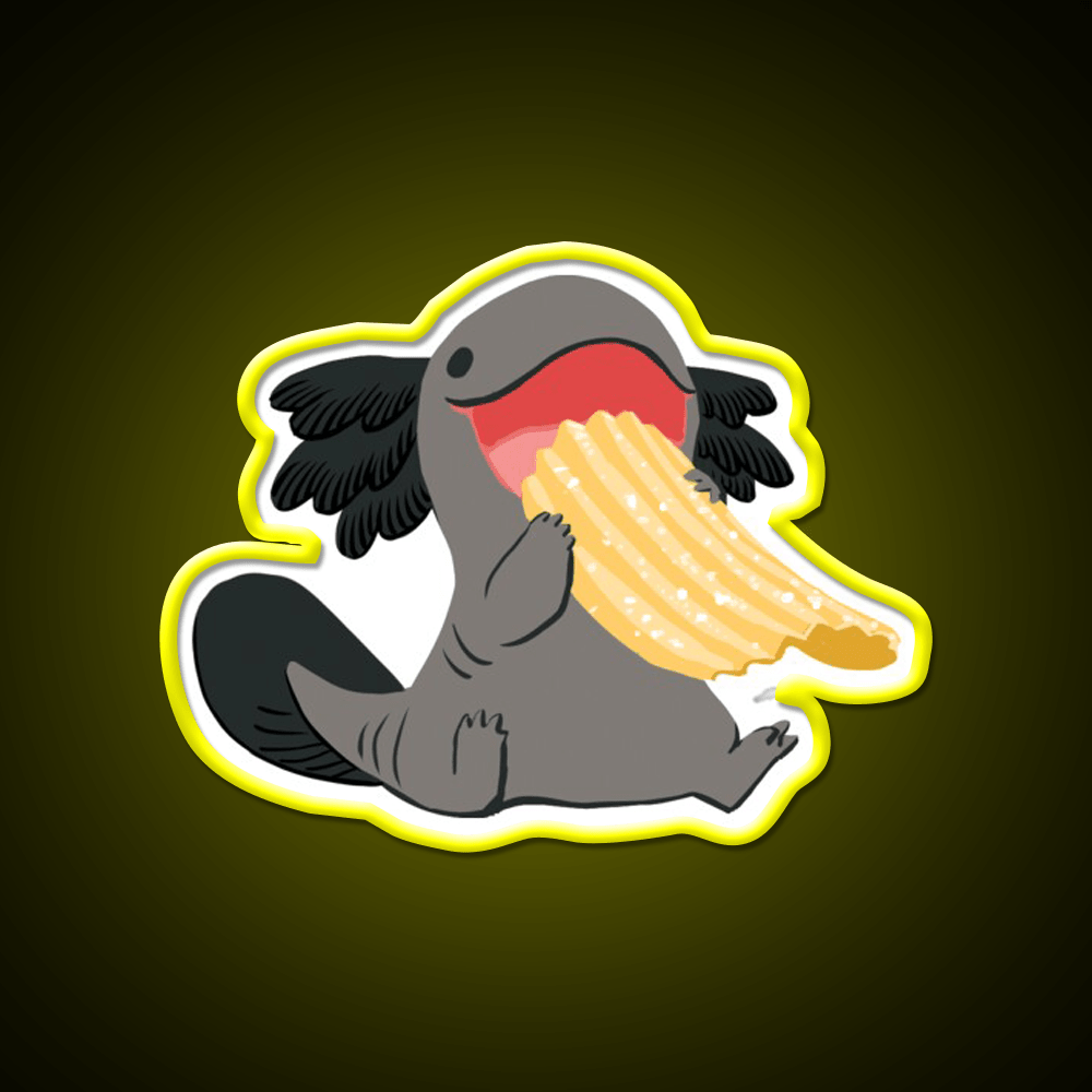 Snaxy Crisp Snack Food Led Neon Sign Rgb Color - Shineneon