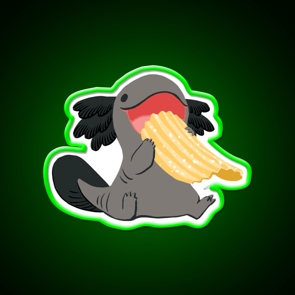 Snaxy Crisp Snack Food Led Neon Sign Rgb Color - Shineneon