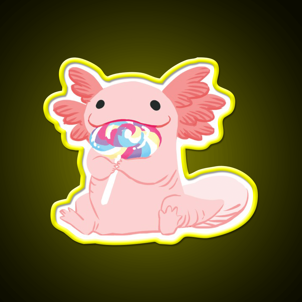 Snaxy Lollipop Snack Food Led Neon Sign Rgb Color - Shineneon