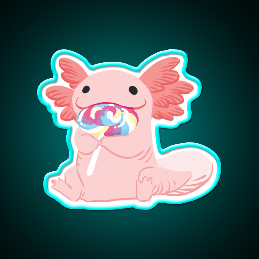 Snaxy Lollipop Snack Food Led Neon Sign Rgb Color - Shineneon