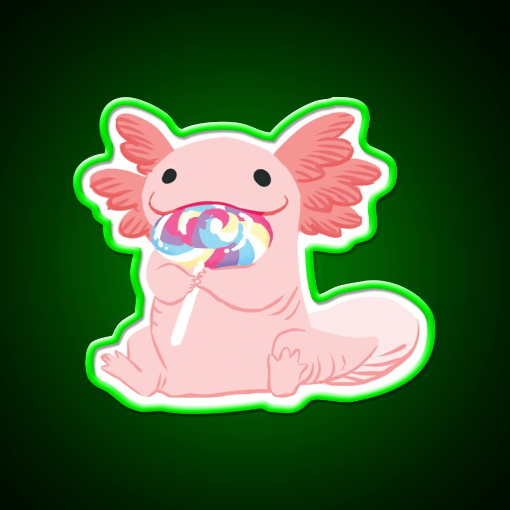 Snaxy Lollipop Snack Food Led Neon Sign Rgb Color - Shineneon