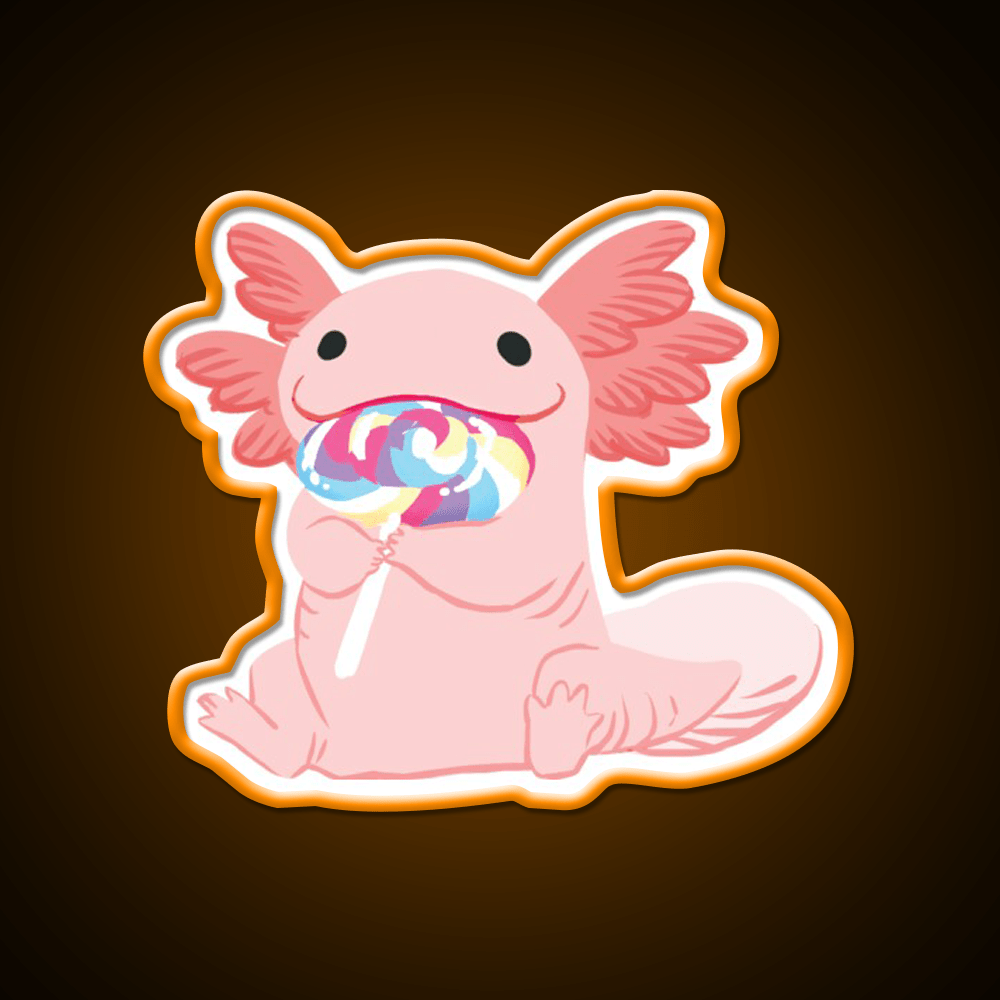 Snaxy Lollipop Snack Food Led Neon Sign Rgb Color - Shineneon